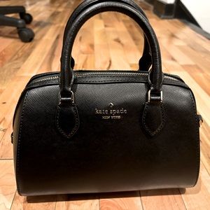 Madison Saffiano Leather Duffle Crossbody